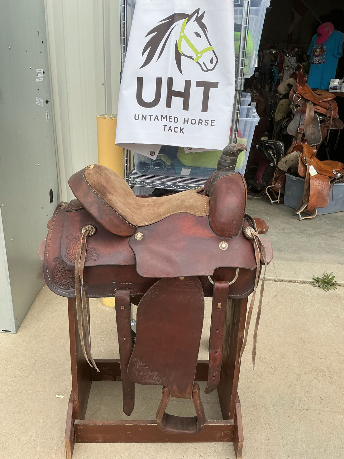 Western Rope Saddle 15" G6.5"
