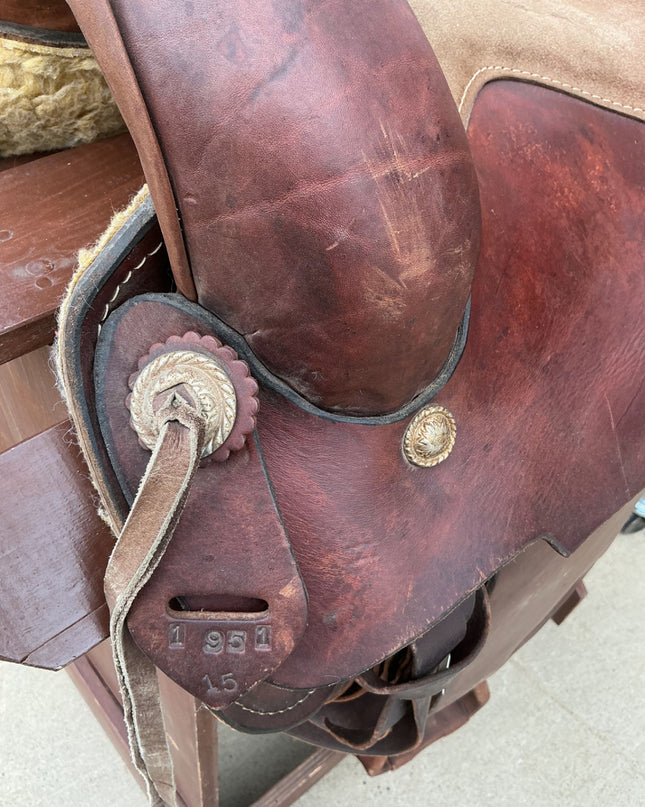 Western Rope Saddle 15" G6.5"