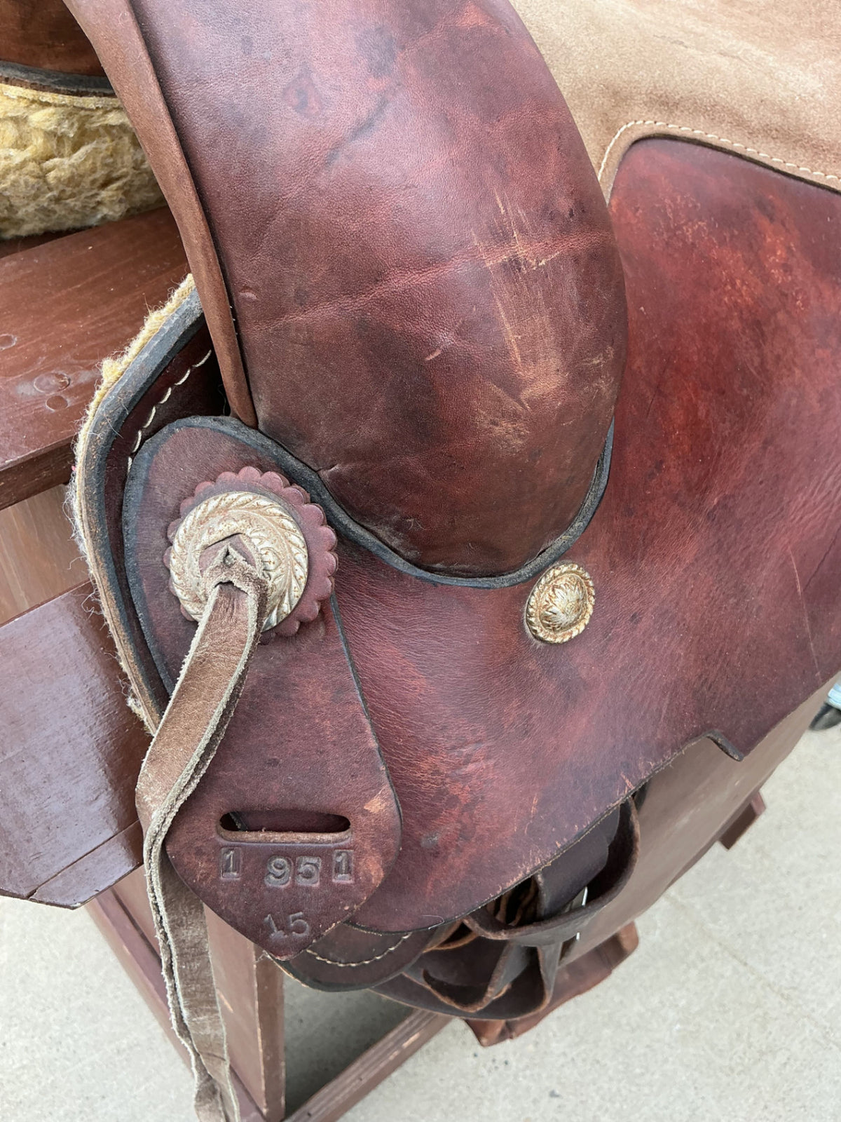 Western Rope Saddle 15" G6.5"