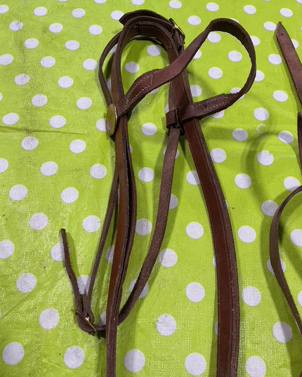 Bridle Western with Reins. 5" Curb Bit