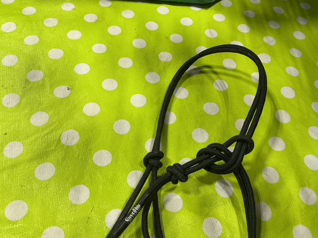 Halter Black Rope