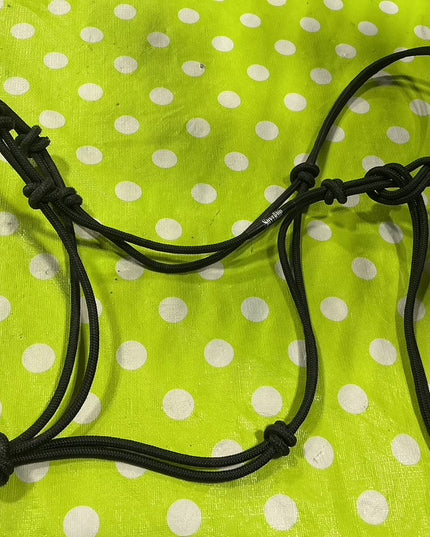 Halter Black Rope