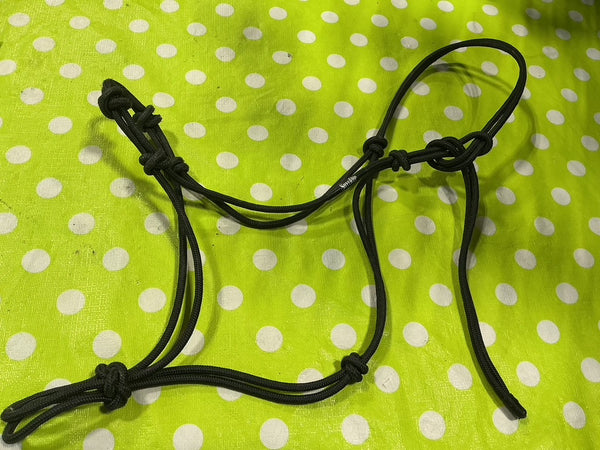Halter – Rope, Black | Used, Very Good
