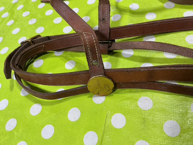 Bridle Western with Reins. 5" Curb Bit