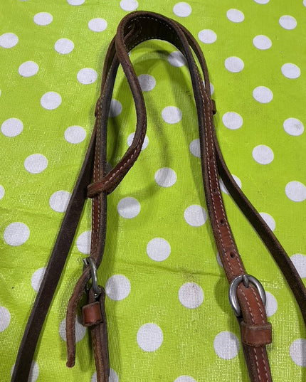 Bridle Western with Reins  5" Curb Bit  One Ear