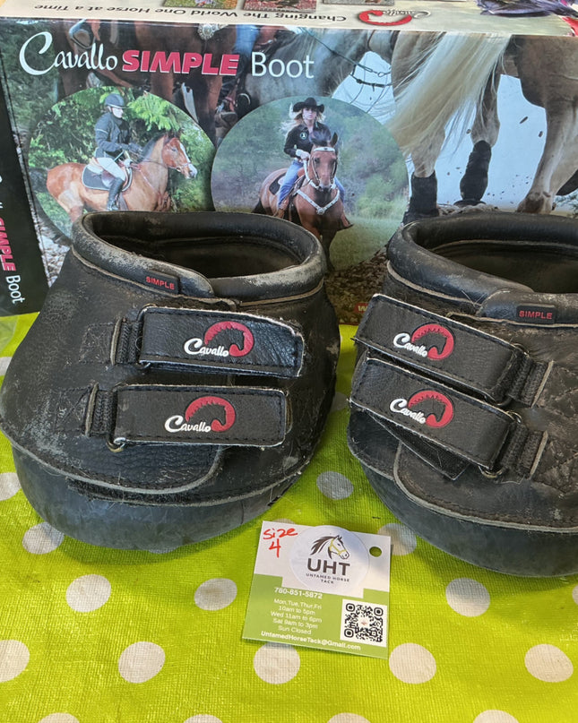 Cavallo Simple  Boots Size 4 