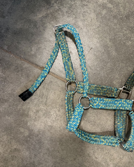Halter Nylon Blue/Yellow 