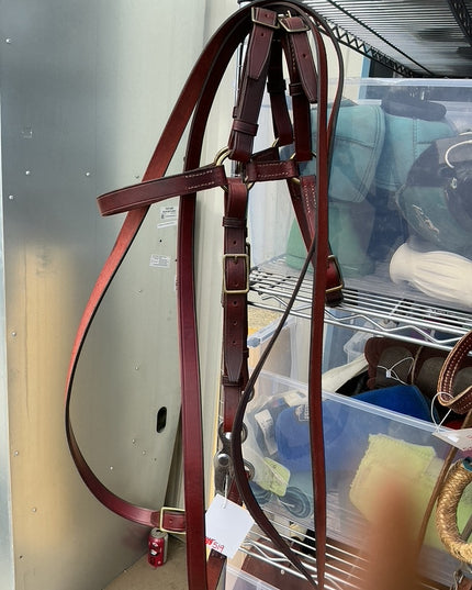 Bridle Australian With Bit 4.25" & Reins *Barco*