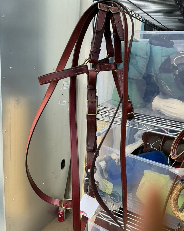 Bridle Australian With Bit 4.25" & Reins *Barco*