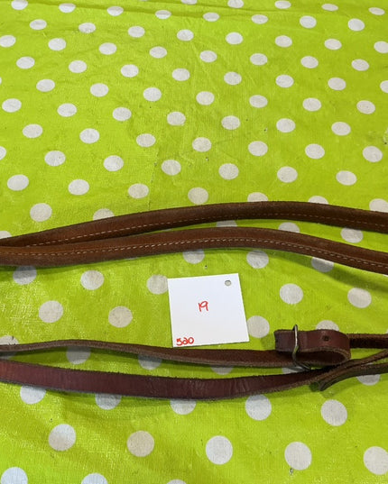 Western Reins Barrel Leather