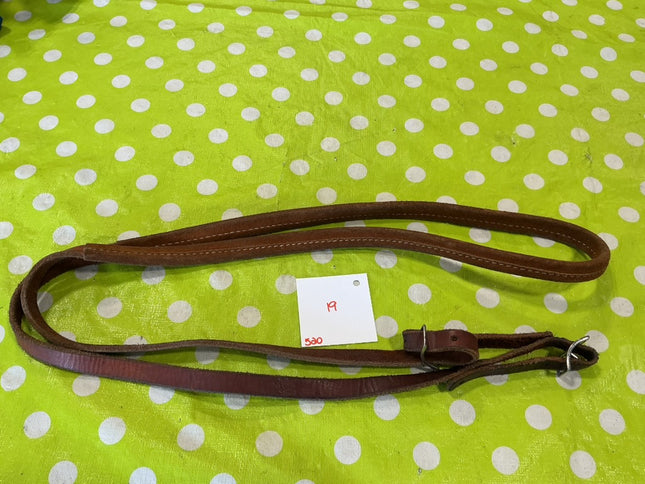 Western Reins Barrel Leather