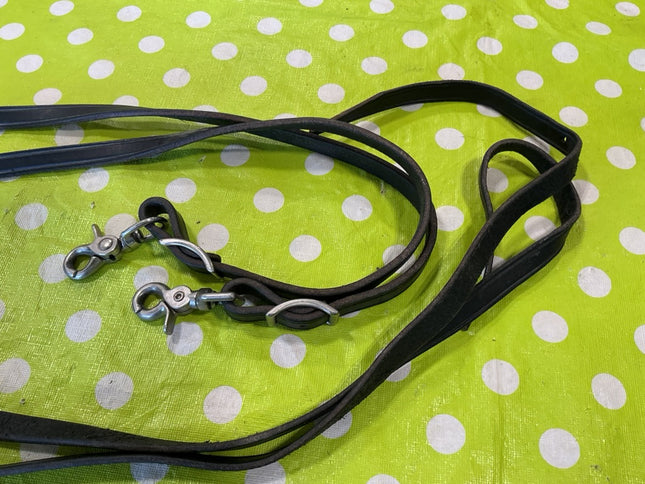 Western Reins With Clips Ends