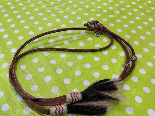 Western Reins Loop Leather