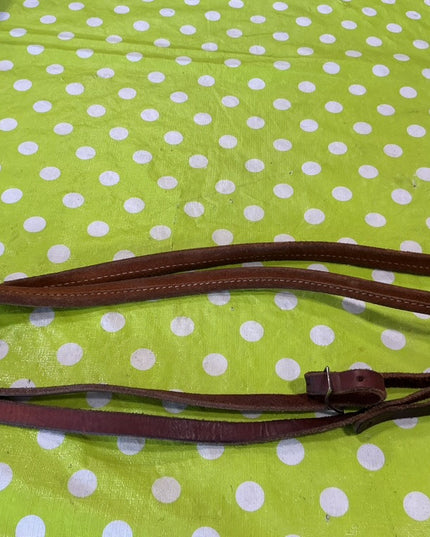 Western Reins Barrel Leather