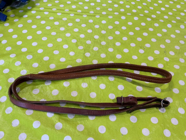 Western Reins Barrel Leather