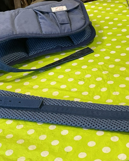 Bareback Pad Blue & Cinch