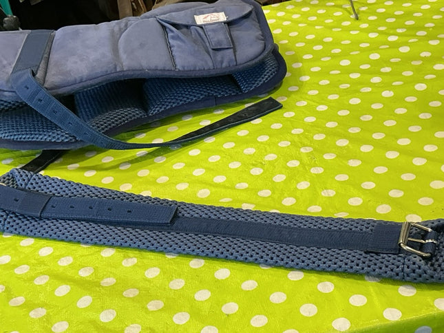 Bareback Pad Blue & Cinch