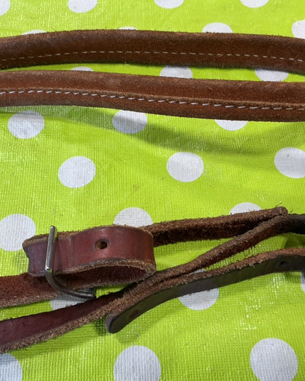 Western Reins Barrel Leather