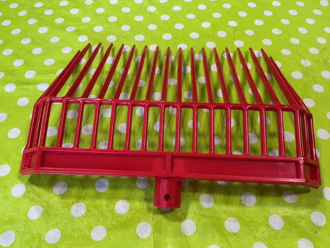 Plastic Shaving Fork Head: RED