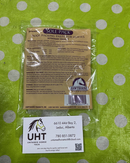 Sole Pack Hoof Packing