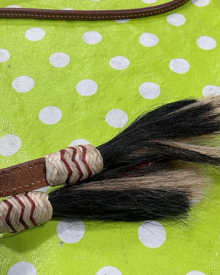Western Reins Loop Leather