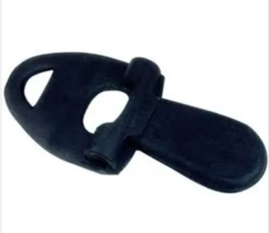 Rubber bit port