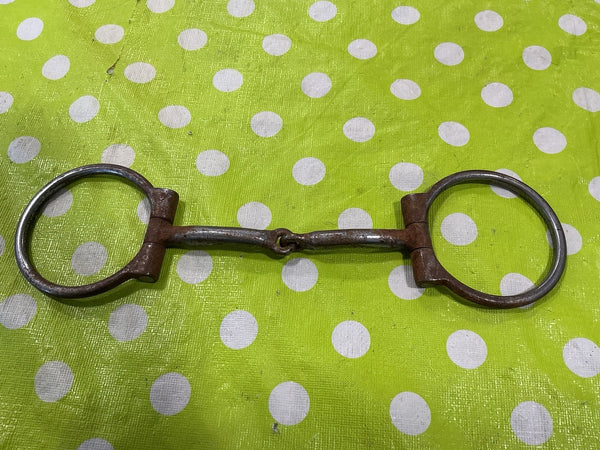 Bit – Eggbutt Snaffle, 5" (Some Rust) | Used, Good