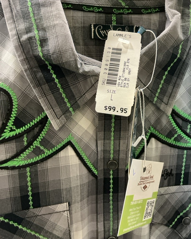 Western Cruel Girl Large Grey/Green 