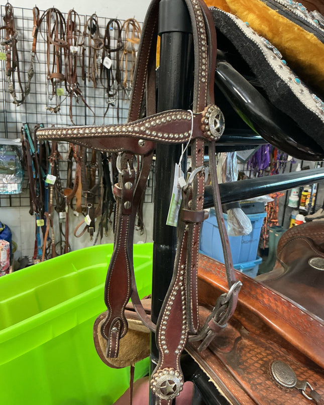 Western Headstall Decorative Star
