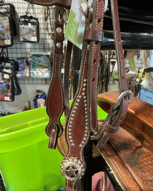 Western Headstall Decorative Star