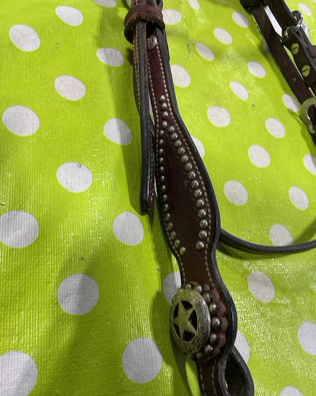 Western Headstall Decorative Star