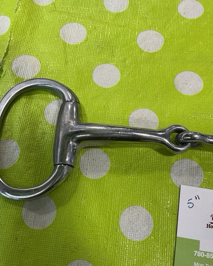Bit EggButt Snaffle 5"