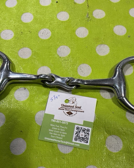 Bit Dog Bone Snaffle 5.25"