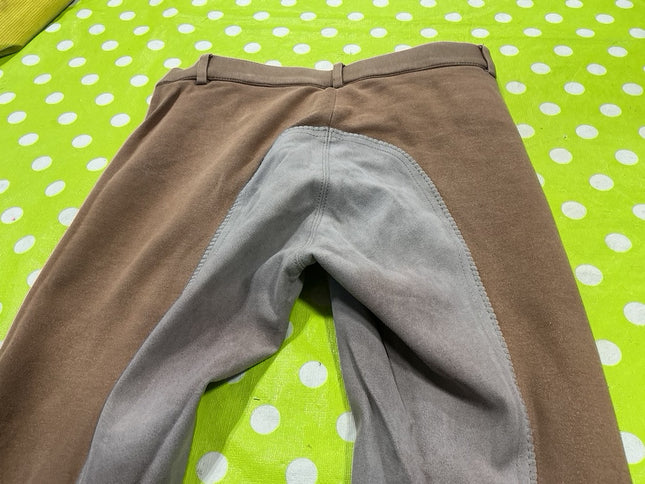 English Breeches 28R Brown