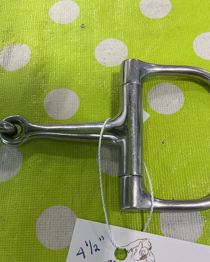 Bit D Ring Snaffle 4.5"