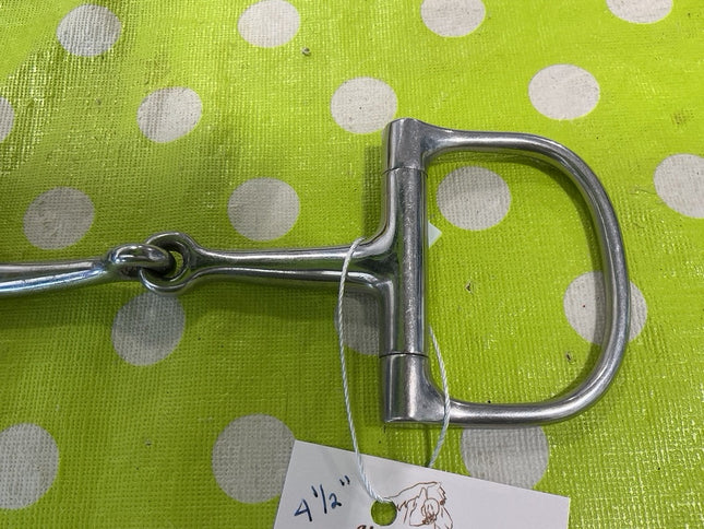 Bit D Ring Snaffle 4.5"