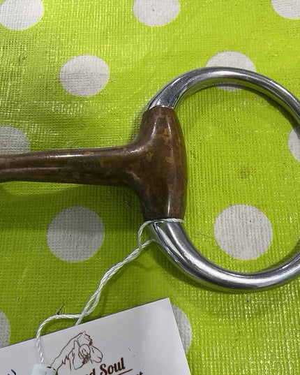 Bit EggButt Snaffle 5" Copper 
