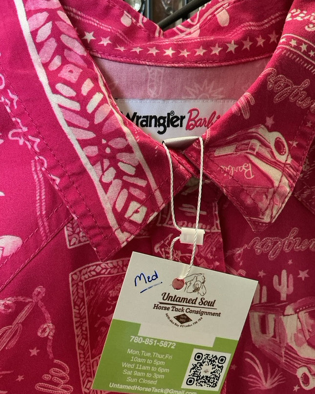 Western Shirt Wrangler Barbie Medium Pink