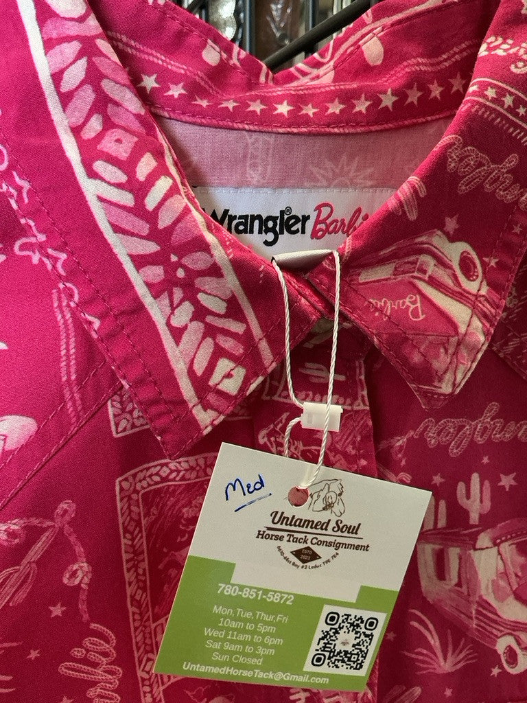 Western Shirt Wrangler Barbie Medium Pink