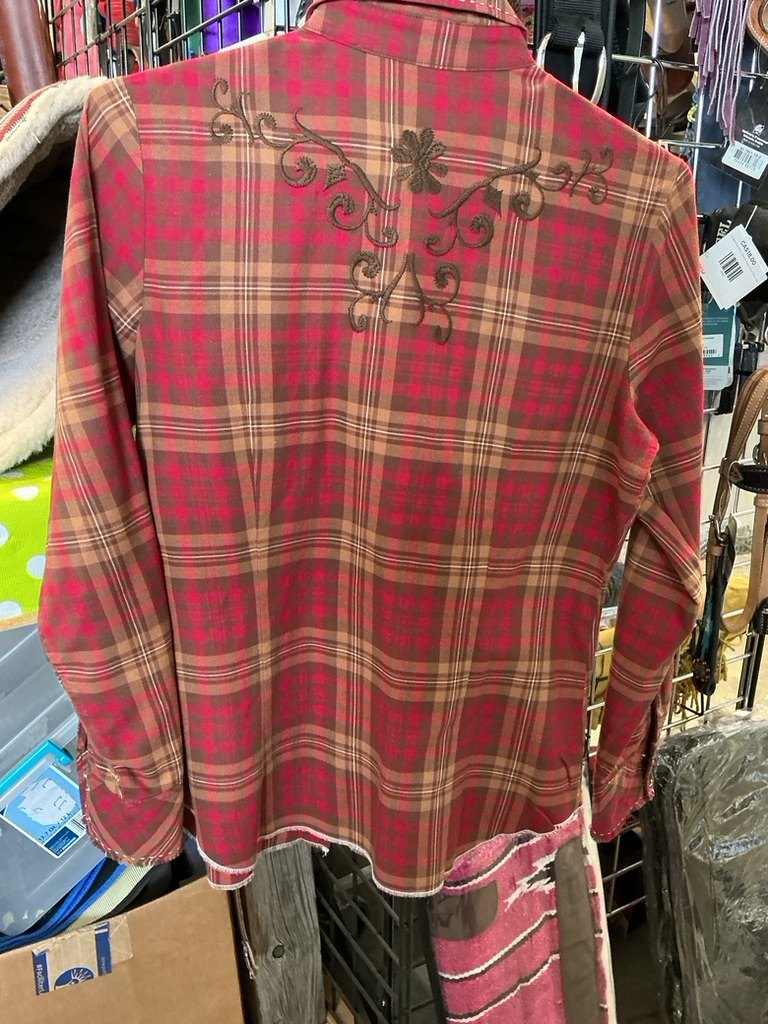 Western Shirt Roper Medium Red / Brown