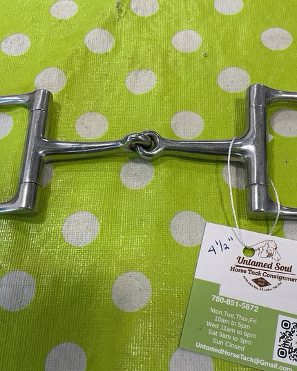Bit D Ring Snaffle 4.5"