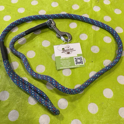 Dog Leash Blue/Red/White