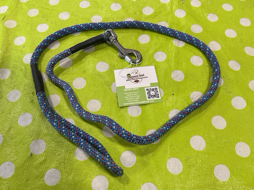 Dog Leash Blue/Red/White