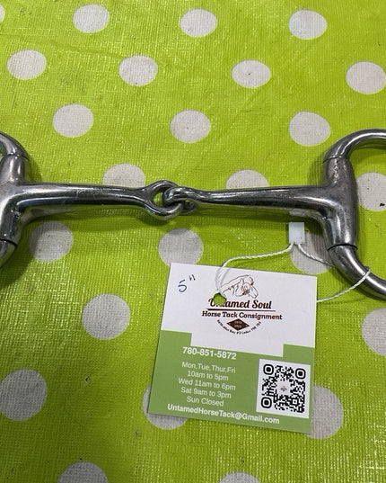 Bit EggButt Snaffle 5"