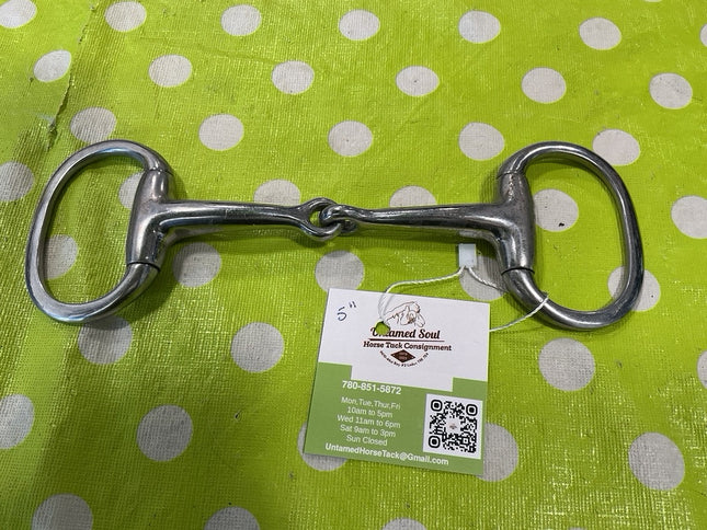 Bit EggButt Snaffle 5"