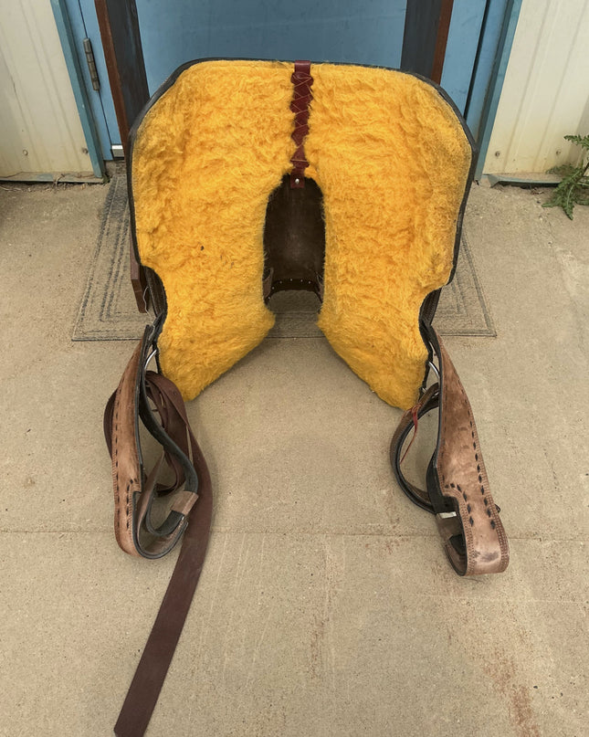 Western Barrel Saddle Double T S13" G7.5"