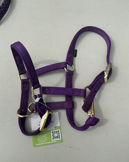 Halter Nylon Mini Purple 