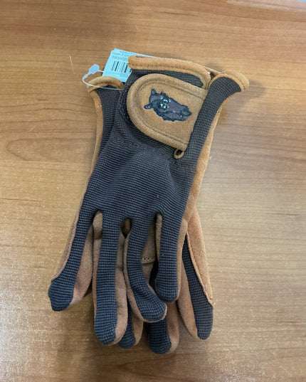 English Riding Gloves kids small Brown