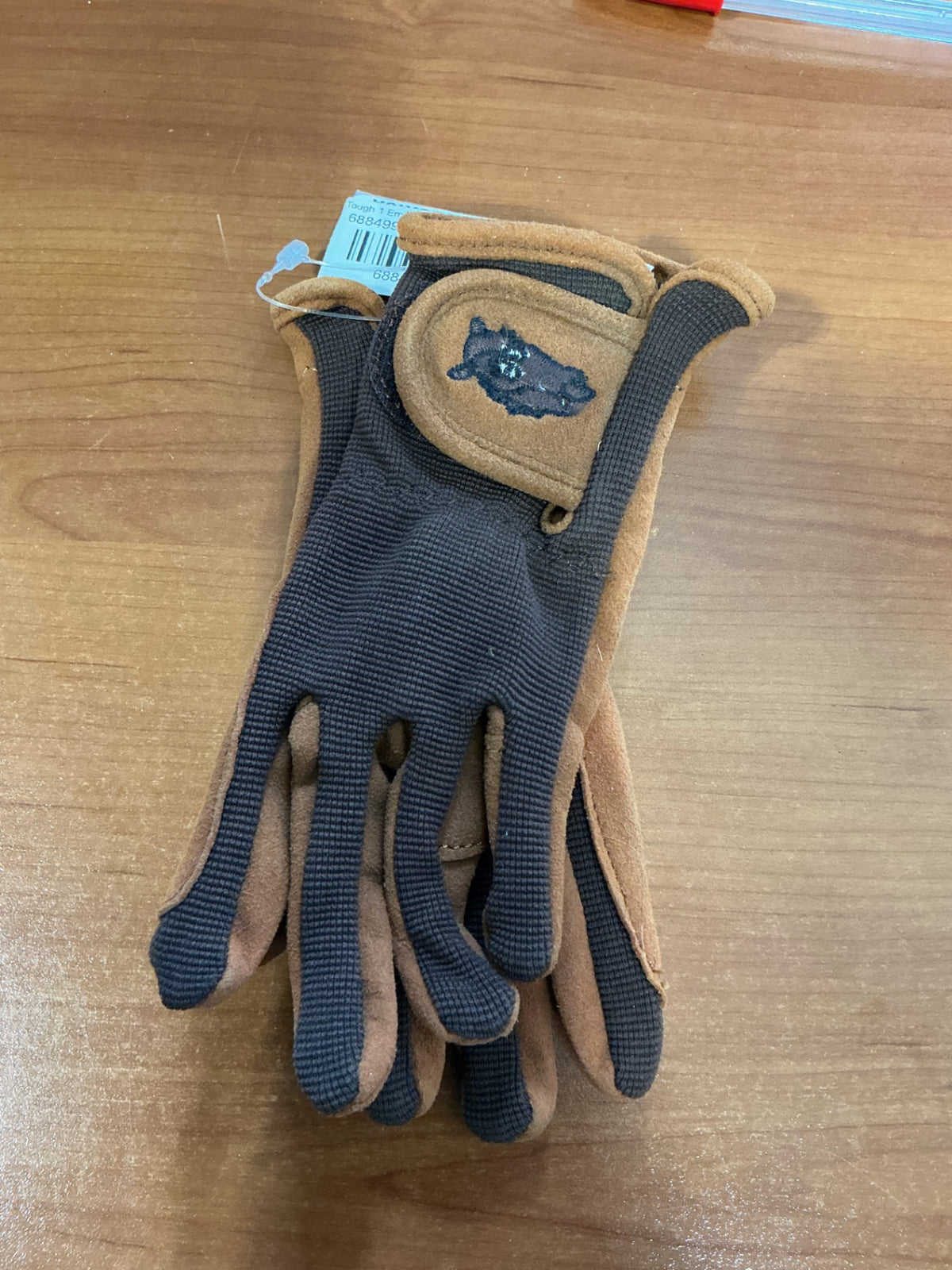 English Riding Gloves kids small Brown