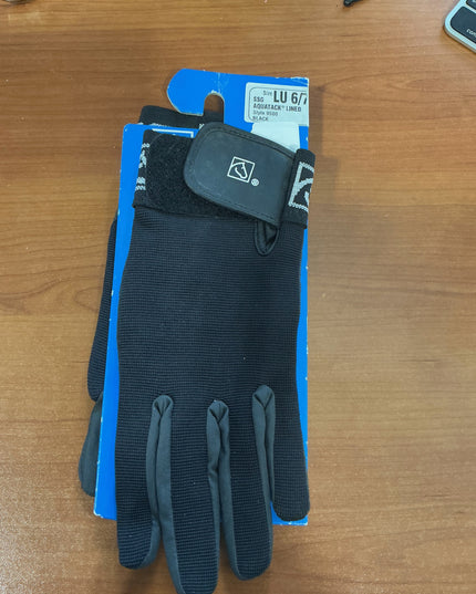 English Riding Gloves Aquatack6/7 Adultlined
